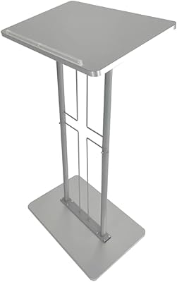 N/a podium in metal, church podium, school podium, 44 "hostess support, for restaurants, weddings, office, room room.. DIAYTAR NIGERIA puts thousands of products at your fingertips with affordable prices and delivery within a week.