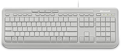 Microsoft 600 wired keyboard, British design - White.. DIAYTAR NIGERIA: Where affordability meets variety in Nigeria's most comprehensive online marketplace.