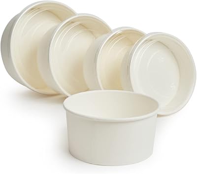 Eco Way Eco Way Ecological Display Contributies with Paper cover for salad and soup.. DIAYTAR NIGERIA makes quality accessible with our affordable prices and dependable delivery service.