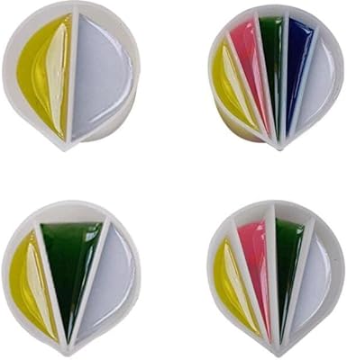 Xingguan - Set of 4 silicone divided cups, 2/3/4/5 channels, reusable paint separators to pour DIY painting.. DIAYTAR NIGERIA revolutionizes access to quality products with affordable prices and dependable shipping.
