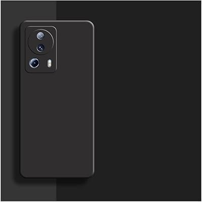 Fine rigid and shock resistant protection shell with camera protection, liquid gel rubber and soft microfiber lining for Xiaomi Mi 13 Lite (black).. DIAYTAR NIGERIA: Your partner in affordable online shopping with dependable delivery within 8 days.