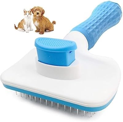 Pet comb brush for cattle hair and dog hair removal with particles.. Explore a world of choices with DIAYTAR NIGERIA's vast catalog and budget-friendly nationwide shipping.