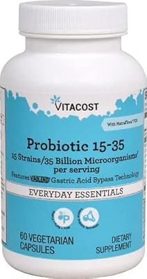 Probiotic capsules 15-35 35 billion UFC ** 60 Vitacost vegetarian capsules.. DIAYTAR NIGERIA combines affordability with convenience, delivering your purchases within 5-8 days.