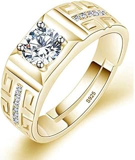 Adjustable rings for men in 24 -carat gold crystal DC Jewels.. With DIAYTAR Nigeria, everything is within reach — and within budget.