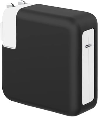 Goodrun charger shell compatible with MacBook Air 13.6 inch, M2 chip with liquid screen A2681 model, silicone charger cover, 60W 61w 67W charger adapter for 14 inch macbook - black.. DIAYTAR Nigeria offers the perfect blend of affordability and efficiency. Shop now and get your products delivered between 5 and 8 days nationwide.