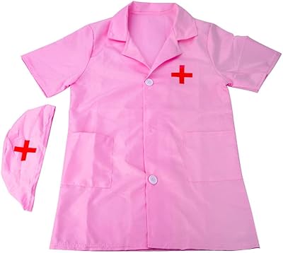 B & K Children's Doctor Costume, Coat of Doctor for Kids Girls, Doctor Costume, Children's Nurse Costume, Halloween costume for Career Day (Rose).. Experience shopping freedom with DIAYTAR NIGERIA's vast selection and 5-8 day nationwide delivery service.