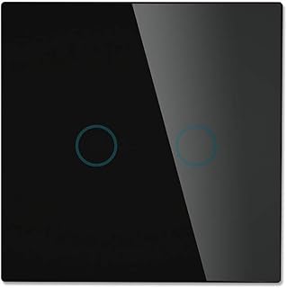 Moes WiFi Touch Wall Neutral Switch Need remote control wireless wireless Smart 2 gangs Wall switch works with Google Alexa Home Noir.. DIAYTAR NIGERIA combines affordability with convenience, delivering your purchases within 5-8 days.