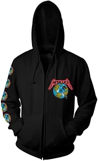 Metallica zipped hoodie 'Executioner the unforgiven' (black).. DIAYTAR NIGERIA brings the market to your fingertips with affordable prices and swift delivery services.