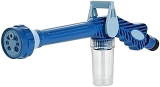 Dubai Gallery 8 in 1 water sprayer, blue/white/transparent.. Navigate through thousands of products at pocket-friendly prices with DIAYTAR NIGERIA's easy-to-use platform.