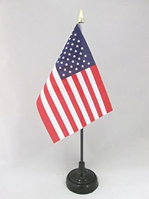 AZ FLAG Table Flag USA 4 "X 6" - United States of America - American office flag 15 x 10 cm - Golden launch surface.. Say goodbye to limited options and long shipping times. DIAYTAR Nigeria delivers variety, quality, and affordability straight to your door.
