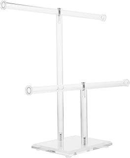 Alipis transparent acrylic 2 t form collar display jewelry display bracelet storage support jewelry decorative storage support BIJUS to sell shop showing.. Shop with confidence at DIAYTAR NIGERIA, enjoying competitive prices and delivery within 8 days.