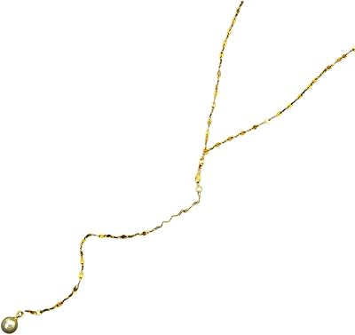 Long 18 -carat gold plated pearl wire, single size, sterling silver, without precious stones.. Experience budget-friendly shopping at DIAYTAR NIGERIA, Nigeria's premier online marketplace with quick delivery.