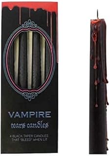 Black candles in the shape of vampire tears something different - set of 4 bleeding candles - Halloween Gothic ritual.. Explore the biggest product variety online — only at DIAYTAR Nigeria.