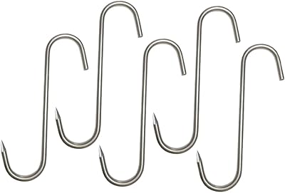 CABOOK 5 Pieces Pointu hook stainless steel hooks suspension hooks Robust butchery butchery tools Robust hooks stainless stainless steel meat hook in steel stainless steel hooks for barbecue porc.. Big selection, small prices — shop now on DIAYTAR Nigeria.