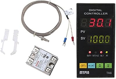 MYPIN® TA6-SNR PID Universal Digital temperature regulator with 1/8 DIN SSR-25DA and thermocouple K type K, double display for f/C combinations and 7 outputs, precision: 0.2%.. DIAYTAR NIGERIA revolutionizes online shopping with competitive prices and reliable 5-8 day delivery.