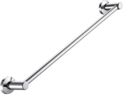 Wesda Chrome Sus304 Stainless steel towel rack 600 mm/24 "Round towel rack for bathroom or kitchen B38912-60cm.. Your comprehensive marketplace awaits at DIAYTAR NIGERIA with affordable prices and reliable delivery times.