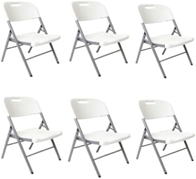 Marcolo X6 folding chair, seat and backrest stackable molded molded, interior and exterior (6 chairs).. Transform how you shop with DIAYTAR NIGERIA's vast selection and budget-friendly delivery options.