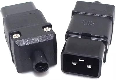 Sector connector and power supply for DKURVE® IEC C19 C20 16A 250V computer (1 game).. DIAYTAR NIGERIA: Bringing quality products to your doorstep at prices that won't break the bank.