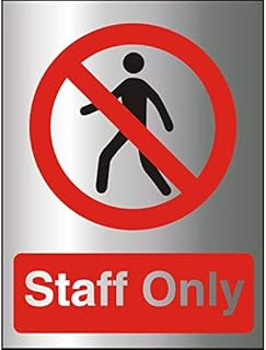SECO panel reserved for staff, 150 mm x 200 mm - Polished aluminum composite of 1, 5 mm.. DIAYTAR Nigeria: Where affordability meets fast and reliable e-commerce service.