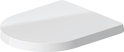 Shouting WC Starck Duravit 02011 Me with hinges in stainless steel, satin white finish, length: 17 "(shortcut version).. DIAYTAR NIGERIA: Redefining online shopping with unbeatable prices and consistent delivery times.