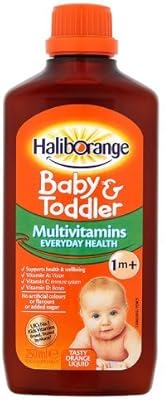 Haliborange multivitamin liquid for babies and toddlers - contains vitamin D, vitamin C, omega -3 and iron - 250 ml, pack of 2.. Your digital shopping companion, DIAYTAR NIGERIA offers exceptional value with delivery in less than 8 days.