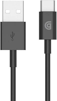 Griffin loading and synchronization data cable, 3 meters long with USB type-C connector (10 feet)-GP-022-Blk black.. Nigeria shops with DIAYTAR — wide selection, fast shipping, and great value.