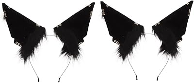 Stahad 2 pieces Animal ear strip rabbit gifts Fur band Simulation Wolf Earns Bang Children Costume Wolf Ower Festival Festival Festival Wolf Bang.. DIAYTAR NIGERIA: Where shopping meets satisfaction with affordable prices and prompt delivery services.