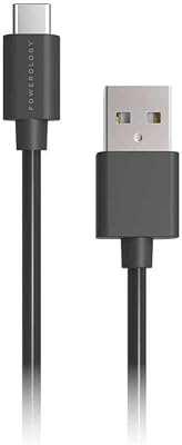 USB Powerology Type A cable to C 3A 12 meters long plastic.. DIAYTAR NIGERIA: Your one-stop e-commerce destination with affordable prices and nationwide delivery in 5-8 days.