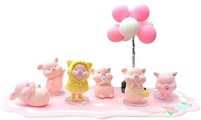 Moving figurines miniatures ecasive 6 pieces small animals for decoration.. DIAYTAR NIGERIA: Empowering Nigerians with access to affordable products and reliable 5-8 day delivery.