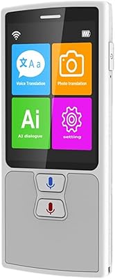 A vocal translator in 76 Japanese English English Languages ​​French Korean Russian Chinese Chinese Spanish Translator Translator Translator (Color: White) Decor.. Shop confidently with Nigeria's most trusted e-commerce platform, offering swift and affordable delivery.