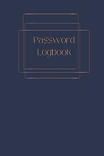 Password journal: Small notebook to keep track of passwords and connections, 6 x 9 inch newspaper with 50 pages, professional, navy blue and gold.. Shop smarter, not harder with DIAYTAR NIGERIA - thousands of products at your fingertips with affordable delivery.