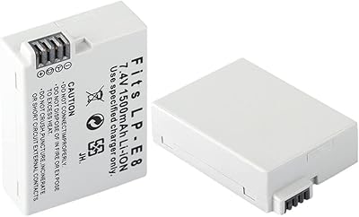 Rechargeable Lithium-ion Iwinner LP-E8 replaceable replacement battery for Canon EOS 700D/550D/600D/650D (2, 1500 mAh package).. DIAYTAR NIGERIA: Where affordability and variety meet with convenient delivery within 8 days.