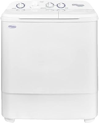 Super General Semi-Automatic Washing Machine with double tank of 6 kg, white, efficient, loaded from above, with low noise gearbox, spin, SGW-610-X, 75 x 44 x 89 cm, warranty 1 year.. DIAYTAR NIGERIA brings online shopping to every Nigerian with affordable prices and reliable shipping.