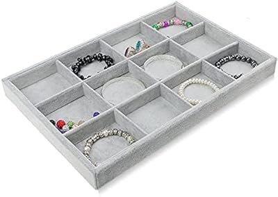 24 -grid jewelry trays organizer to organize necklaces.. DIAYTAR NIGERIA combines affordability with convenience, delivering your purchases within 5-8 days.