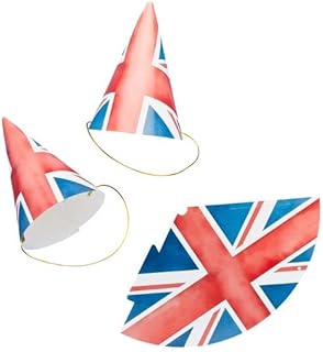 Festival hats in Union Jack 10 pieces - Crown coronation of King Charles III.. DIAYTAR NIGERIA brings the nation's largest product catalog to your doorstep at prices you'll appreciate.