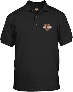 Black military polo shirt with short sleeves and 3 buttons for men - Outdoor visit | Bar & shield, black, one size.. Discover a world of affordable shopping with DIAYTAR NIGERIA's vast marketplace delivered to you in days.