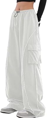 Y2K parachute tracksuit for women, Large Low Size Pants for Women.. DIAYTAR NIGERIA brings the marketplace experience online with affordable and reliable delivery service.