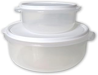 Gab round plastic food containers with 2 food storage containers.. DIAYTAR NIGERIA: Where affordability and variety meet with convenient delivery within 8 days.