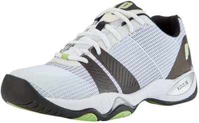 T22.5 men's tennis shoe (white/green/black).. Shop confidently with DIAYTAR NIGERIA, offering affordable prices and reliable delivery within a week.
