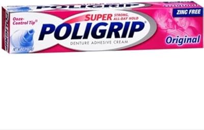 Adhesive cream for Super Poligrip Dentheses Original 2.40 Oz (Package of 2).. Browse, shop, and receive — DIAYTAR Nigeria keeps it simple.