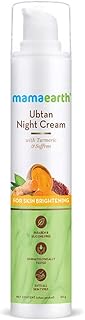 Mama Earth Earth Ubtan Glowing Skin night cream with turmeric and saffron to lighten the skin, 50 g (1).. DIAYTAR NIGERIA: Simplifying access to thousands of products with affordable nationwide shipping.