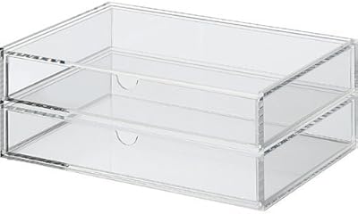 Caisse with 2 MOMA MUJI acrylic drawers - Large L25.5 x D17 x H9.5 cm (L40.16 x D6.8 x H3.8 ").. Shop for everything you need at DIAYTAR NIGERIA, with budget-friendly prices and quick delivery.
