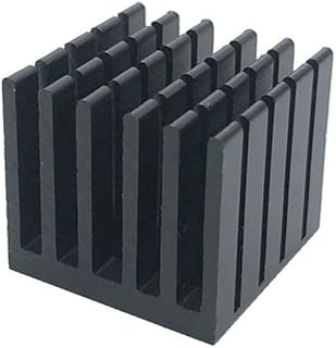 Thermal dissipator that you can install yourself, 10 pieces, size 22 x 22 x 20 mm, aluminum thermal dissipator, radiator, thermal dissipator for electronic chip, IC, LED, motherboard, chip, with thermoconductor ribbon.. Shop without compromise at DIAYTAR NIGERIA, where quality, affordability, and quick delivery coexist.