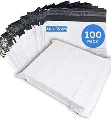 Postal bags in white polyethylene size 40 x 55 cm, self -adhesive shipping bags, pack of 100 envelopes to pack, deliver and send postal packages and clothes.. From fashion trends to home essentials — find it on DIAYTAR Nigeria.