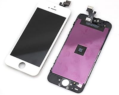 LCD replacement LCD Touch Drinker for phone (iPhone 5, White).. Shop with confidence at DIAYTAR NIGERIA, where affordability meets reliability in less than 8 days.