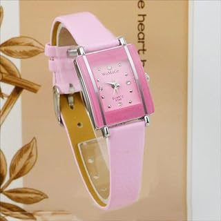 Watch - Womanage Rectangle Mode Exquisite Women Watches Small Watches in Analog Detailed Leather Quartz Ladies Watches Clock Dame (Rose).. Wide range, low cost, fast delivery — that’s DIAYTAR Nigeria.
