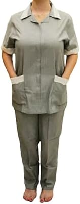 Fine two -piece striped uniform for pink, blue and gray bedroom women.. DIAYTAR NIGERIA: Where shopping dreams come true with budget-friendly prices and nationwide shipping.