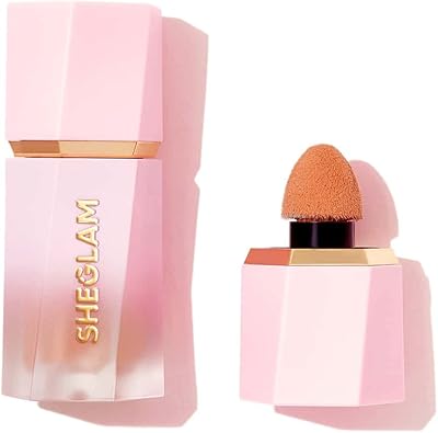 Shiglam Makeup - Mat Liquid Blush Bloom - Long -term waterproof creamy gel with sponge tip (floating).. Experience retail therapy without the financial stress at DIAYTAR NIGERIA's affordable e-commerce platform.