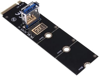 M.2 NGFF graphics card adapter to USB 3.0 PCI-E Port for BTC.. Your complete shopping solution, DIAYTAR NIGERIA offers extensive variety with budget-friendly delivery.