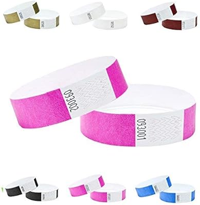 Tyvek J&R 19 "100 units bracelets (pink).. DIAYTAR NIGERIA brings the marketplace to your home with budget-friendly prices and nationwide delivery.